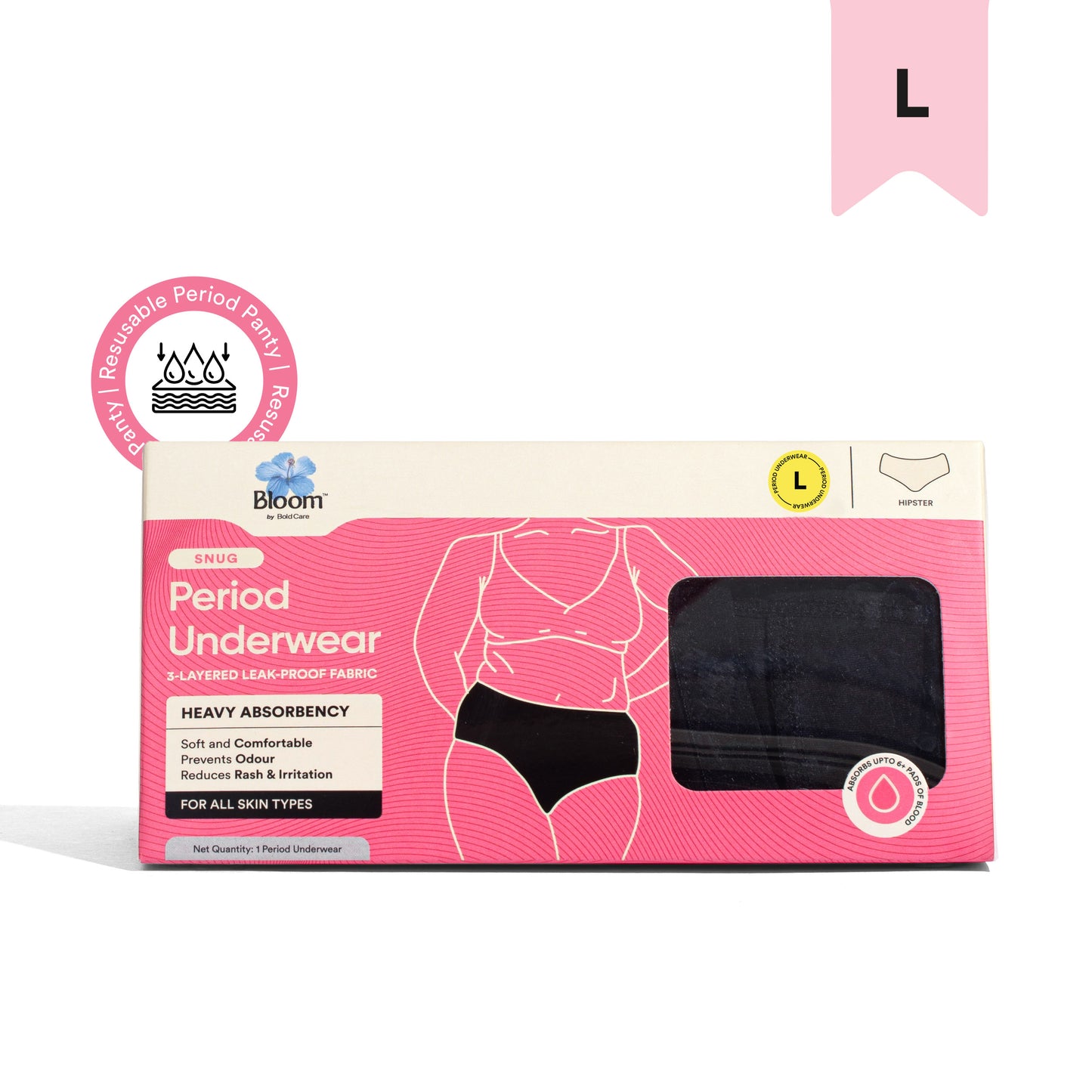 Snug | Reusable Period Panty for Heavy Flow