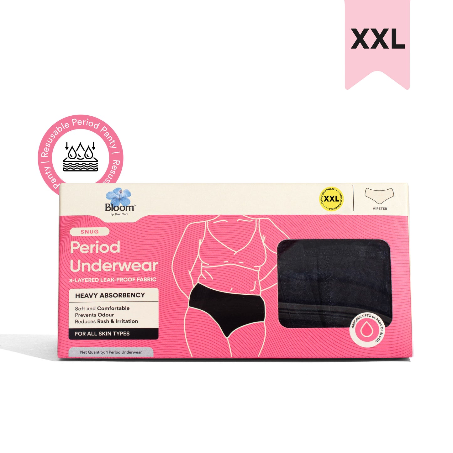 Snug | Reusable Period Panty for Heavy Flow