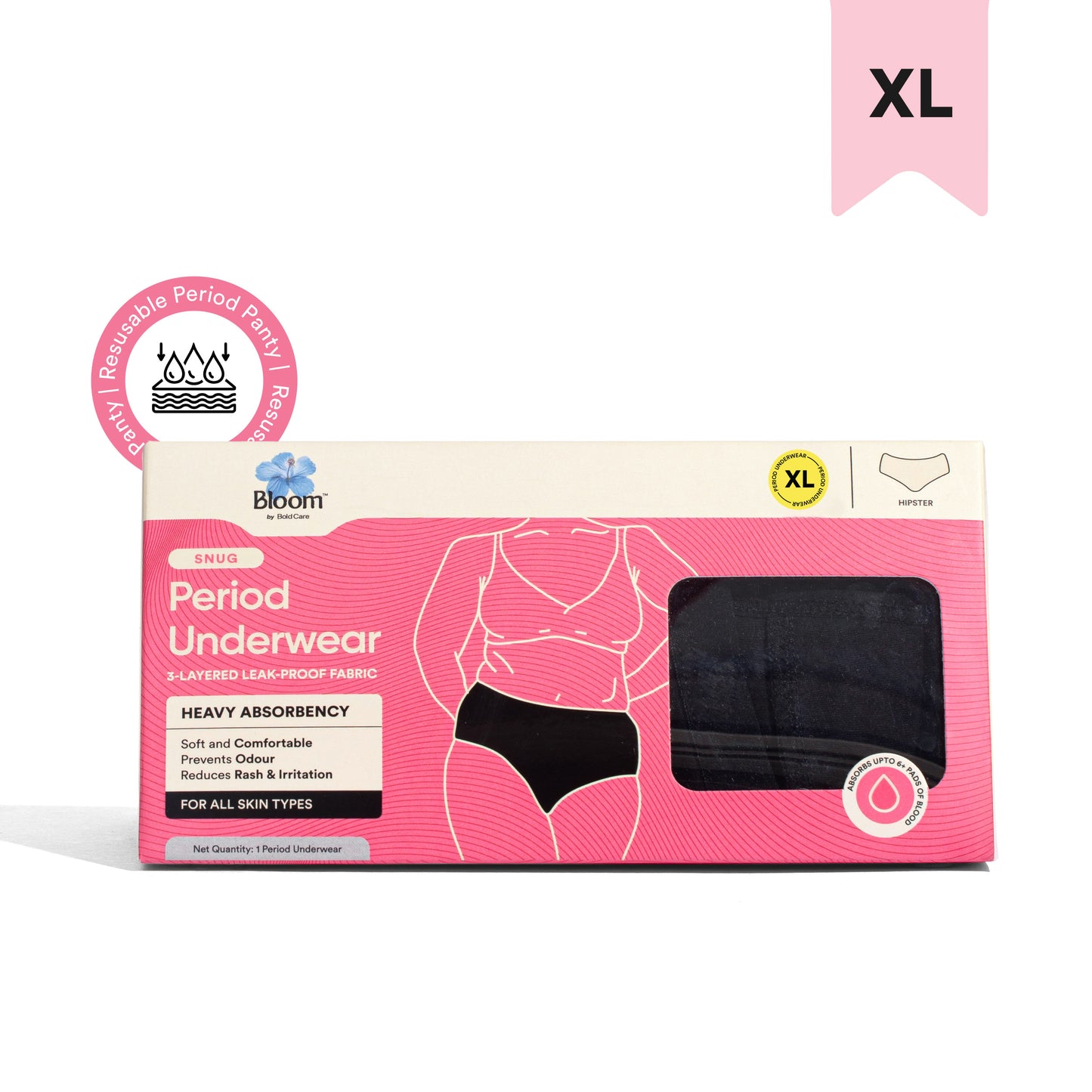Snug | Reusable Period Panty for Heavy Flow