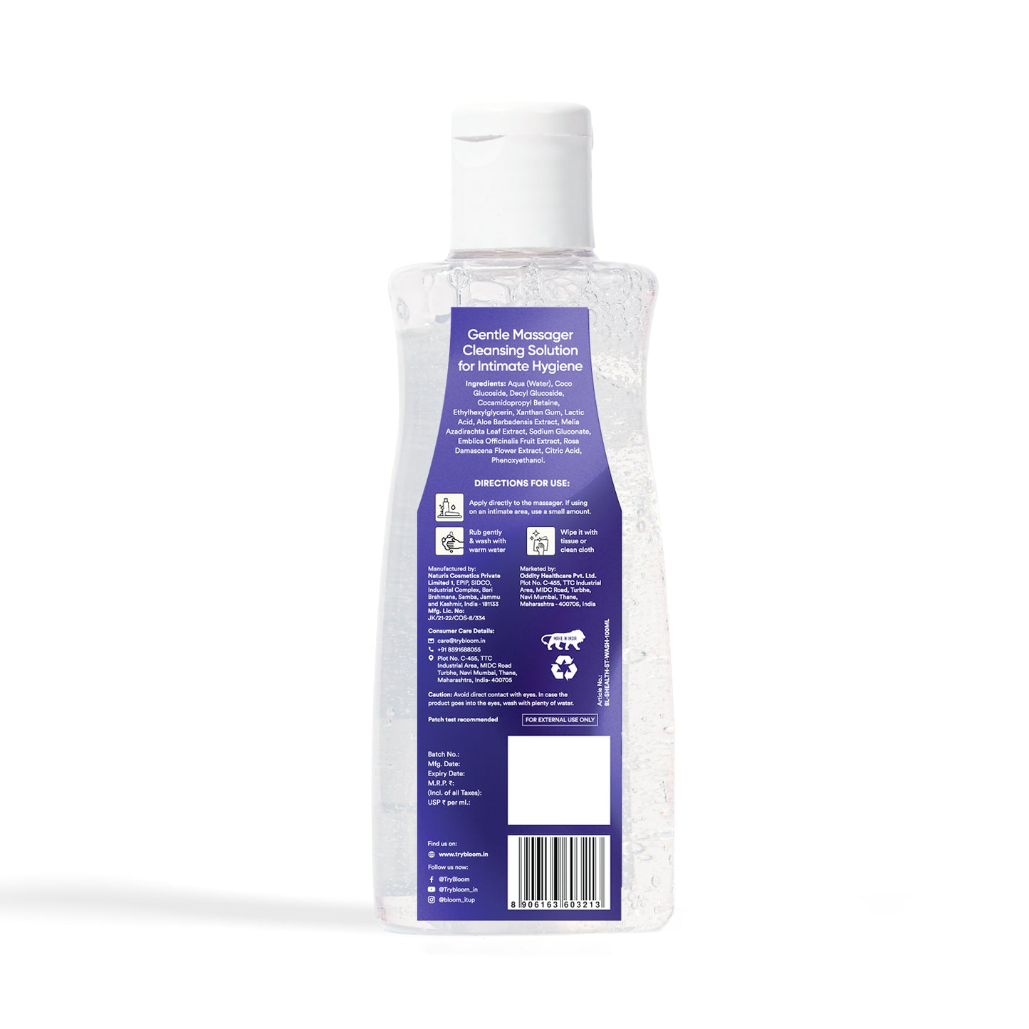 Wipe | Anti-bacterial Massager Wash | 100ml