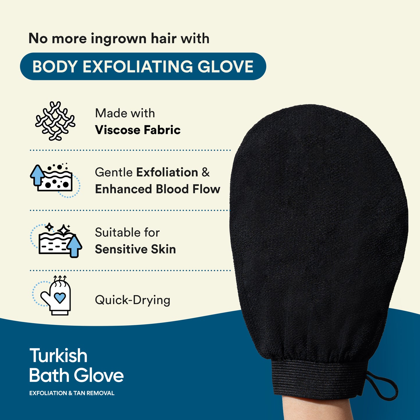 Exfoliating Turkish Bath Glove