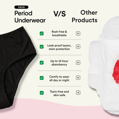 Snug | Reusable Period Panty for Heavy Flow