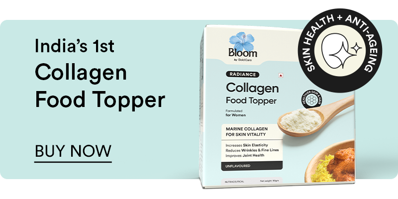 India's 1st Collagen Food Topper - Banner Image