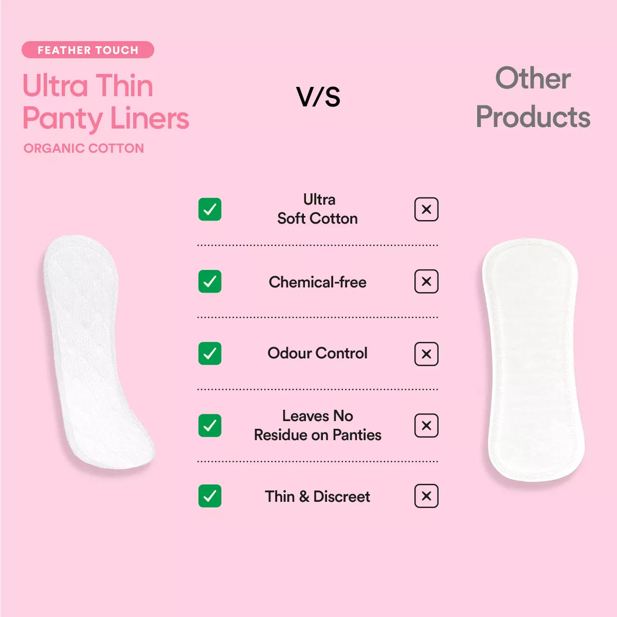 Feather Touch | Ultra-thin Panty Liners