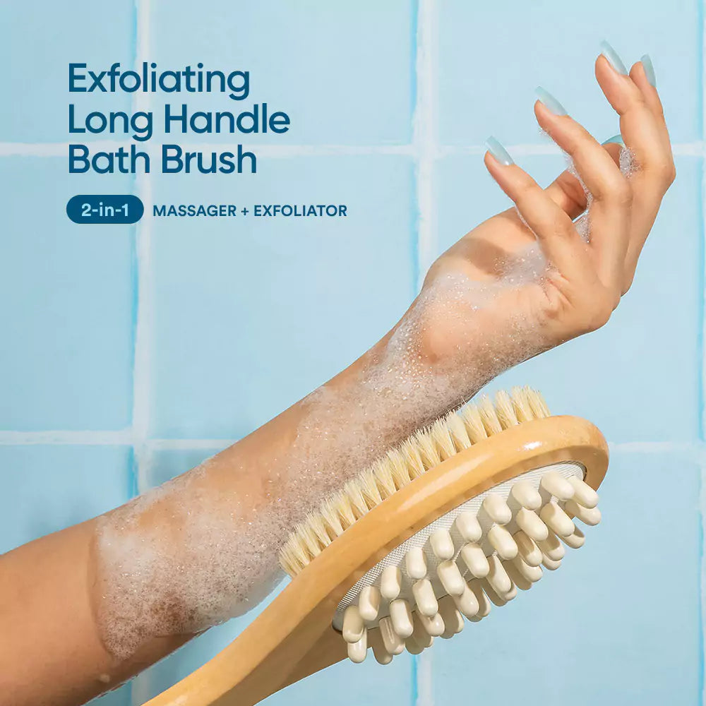 Long Handle Bath Brush & Massager