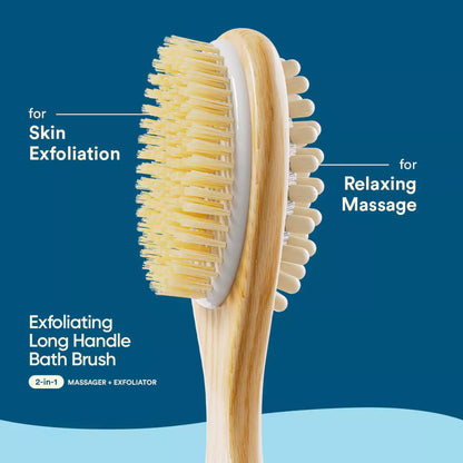 Long Handle Bath Brush & Massager