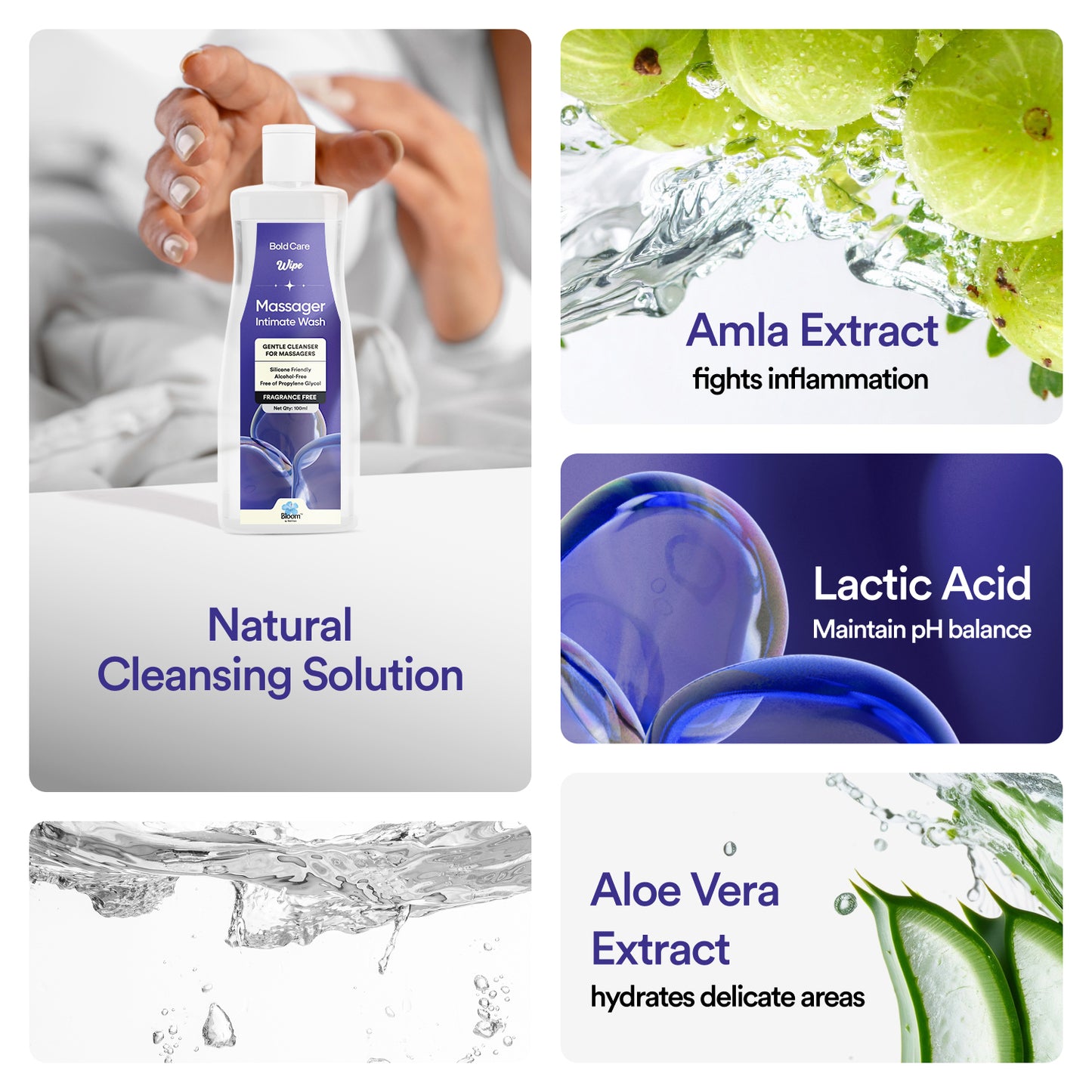 Wipe | Anti-bacterial Massager Wash | 100ml
