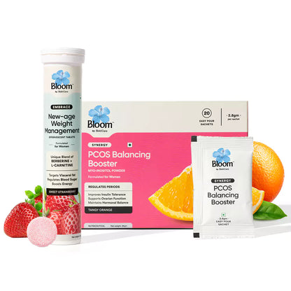 Buy PCOS Weight Loss Combo | Visceral & Belly Fat loss | Bloom Buy PCOS Weight Loss Combo | Visceral & Belly Fat loss | Bloom